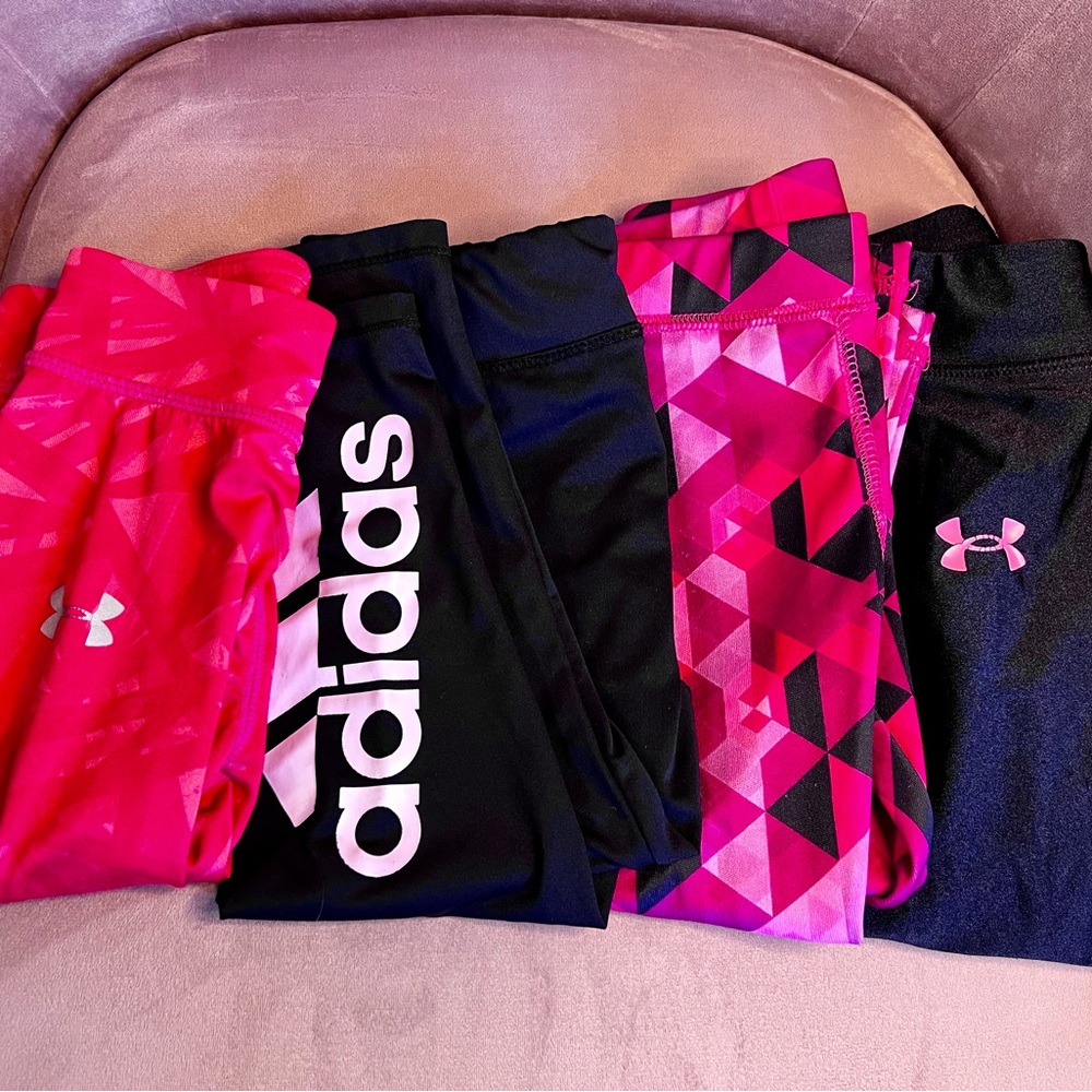 Lot of Four Toddler Athletic Leggings
